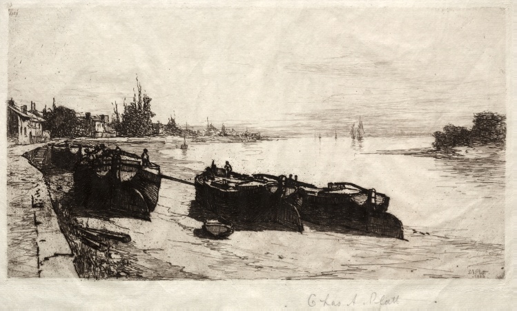 Mud Boats on the Thames
