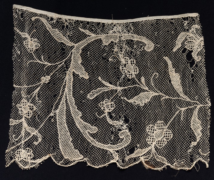 Fragment of a Border with Floral Motif