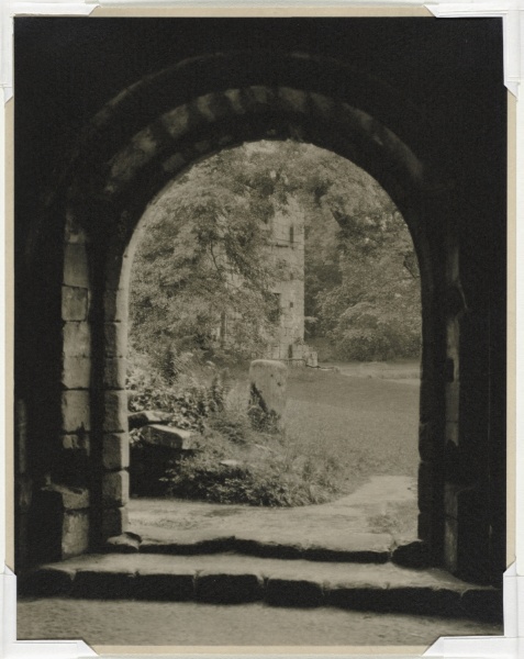 Looking Out from the Crypt, Fountains Abbey