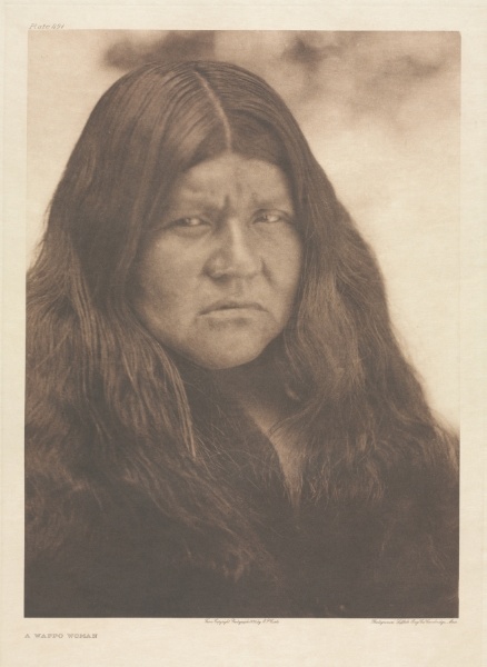 Portfolio XIV, Plate 491: A Wappo Woman