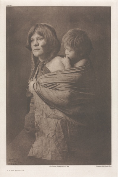Portfolio XII, Plate 403: A Hopi Mother
