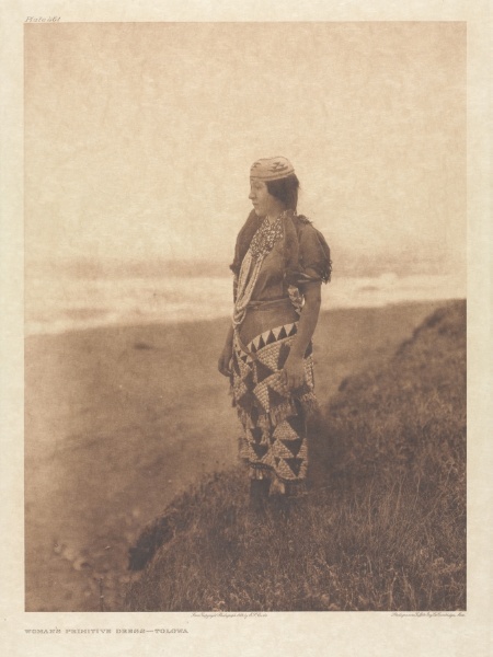 Portfolio XIII, Plate 461: Woman's Primitive Dress - Tolowa