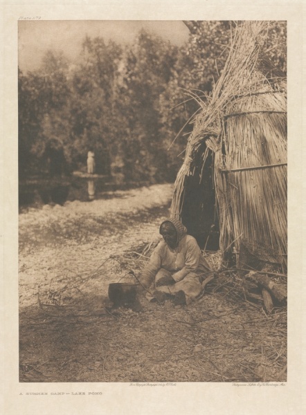 Portfolio XIV, Plate 479: A Summer Camp - Lake Pomo