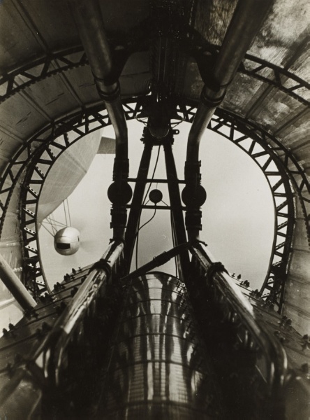 Airship Hindenberg: View Inside the Engine
