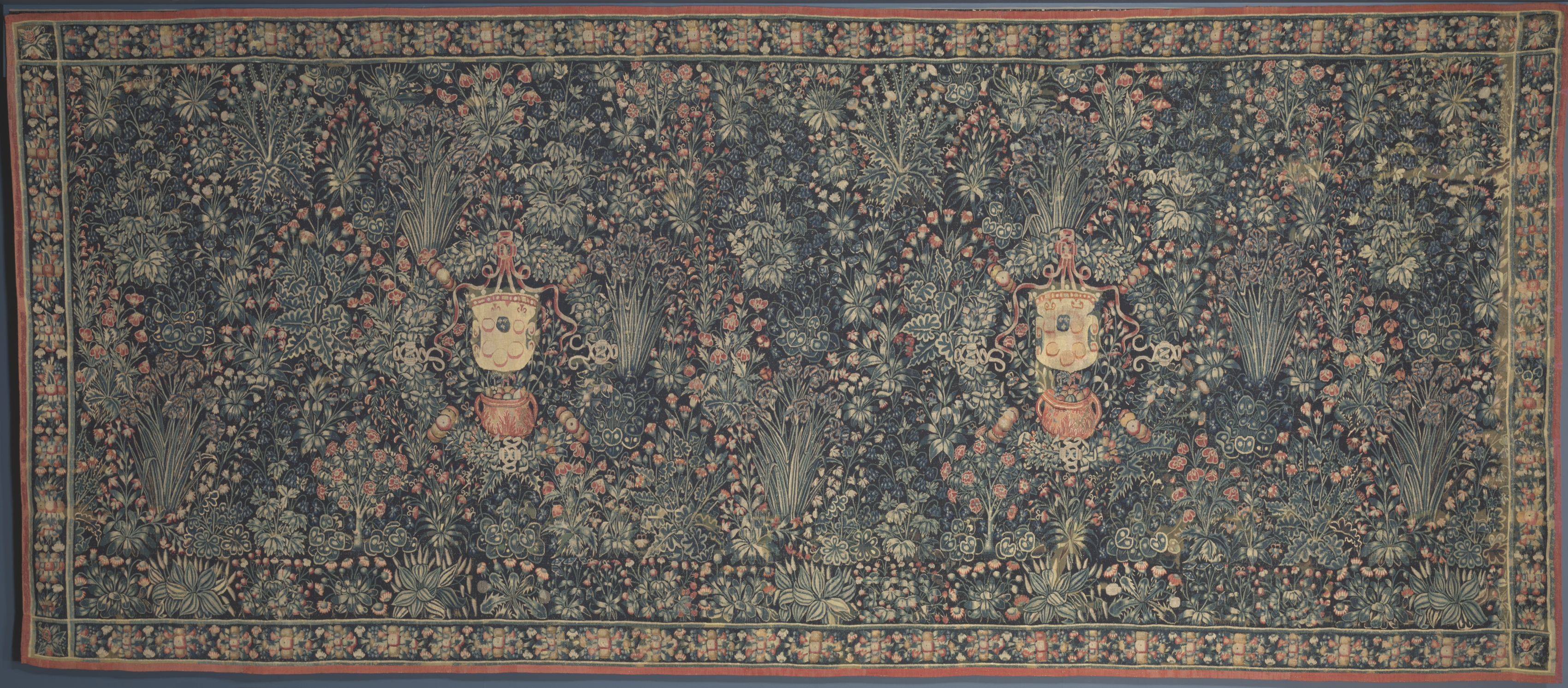 Millefleurs Tapestry with Medici Coat of Arms