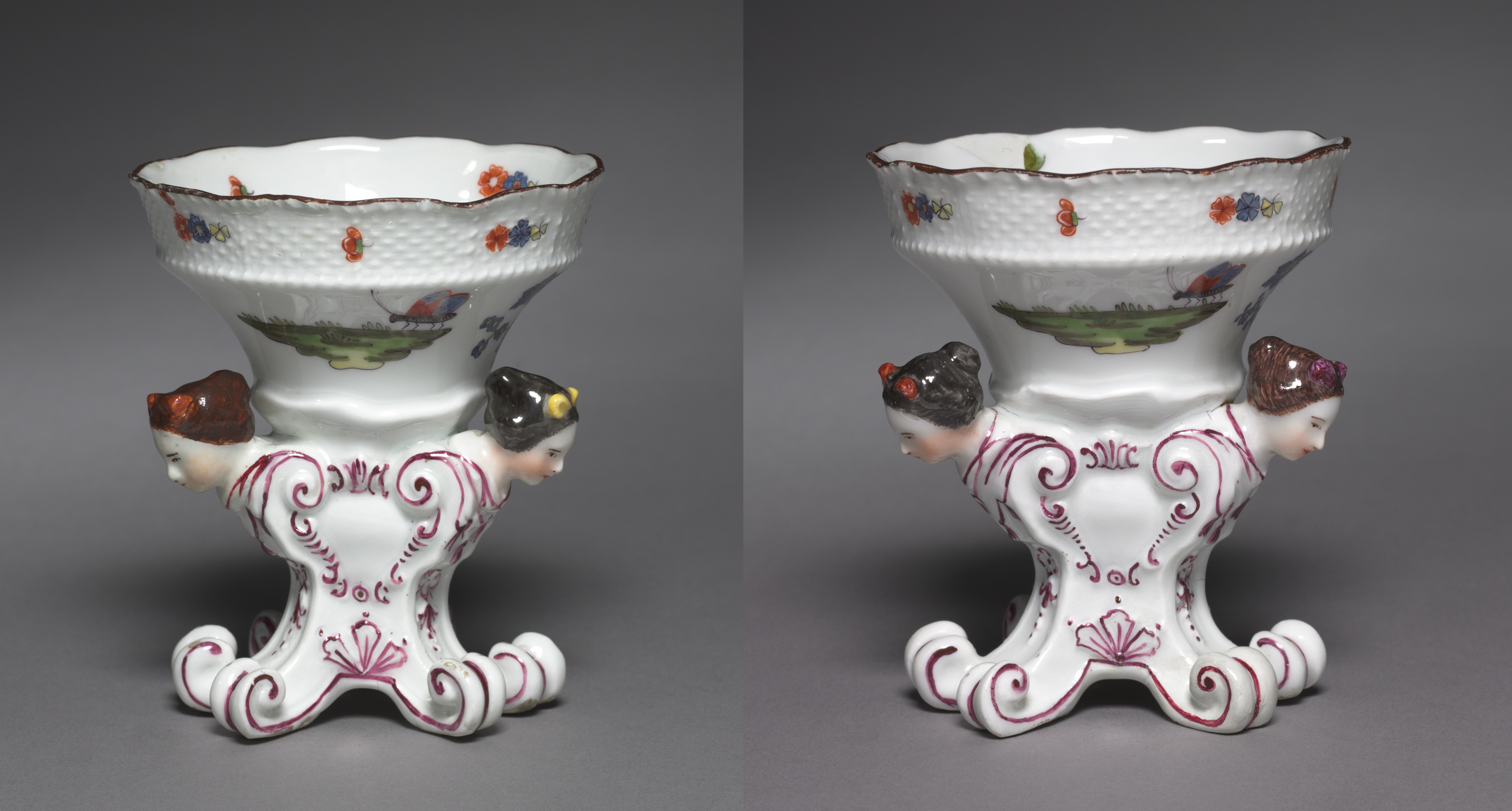 Pair of Salt Cellars from the Sulkowsky Service