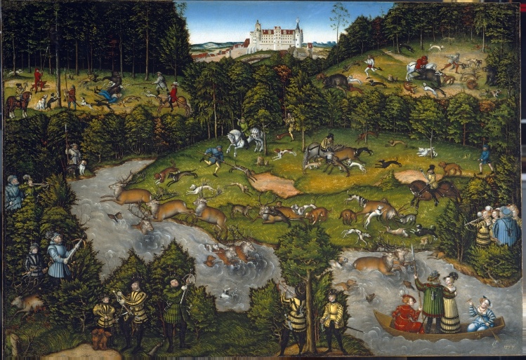 Hunting near Hartenfels Castle