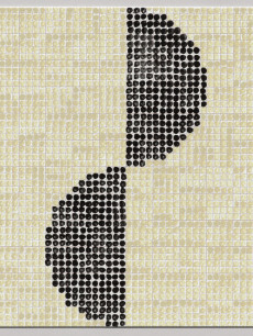 Section of Monolithic Railing with Bather and Lotus Medallions ...