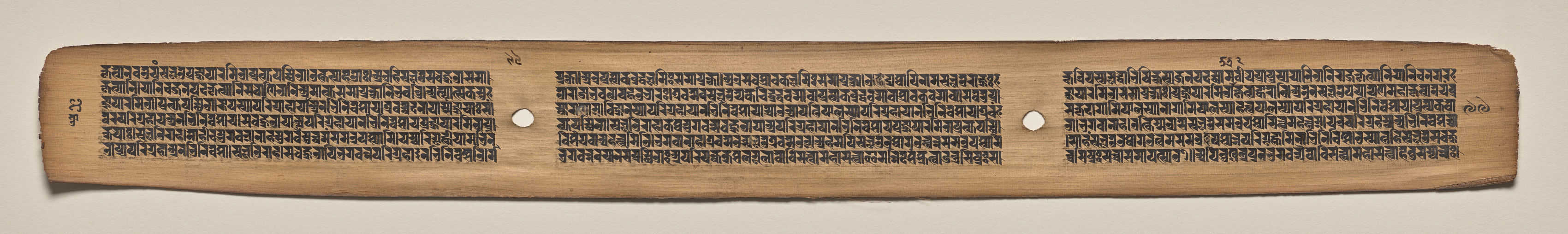 Text, Folio 99 (verso), from a Manuscript of the Perfection of Wisdom in Eight Thousand Lines (Ashtasahasrika Prajnaparamita-sutra)
