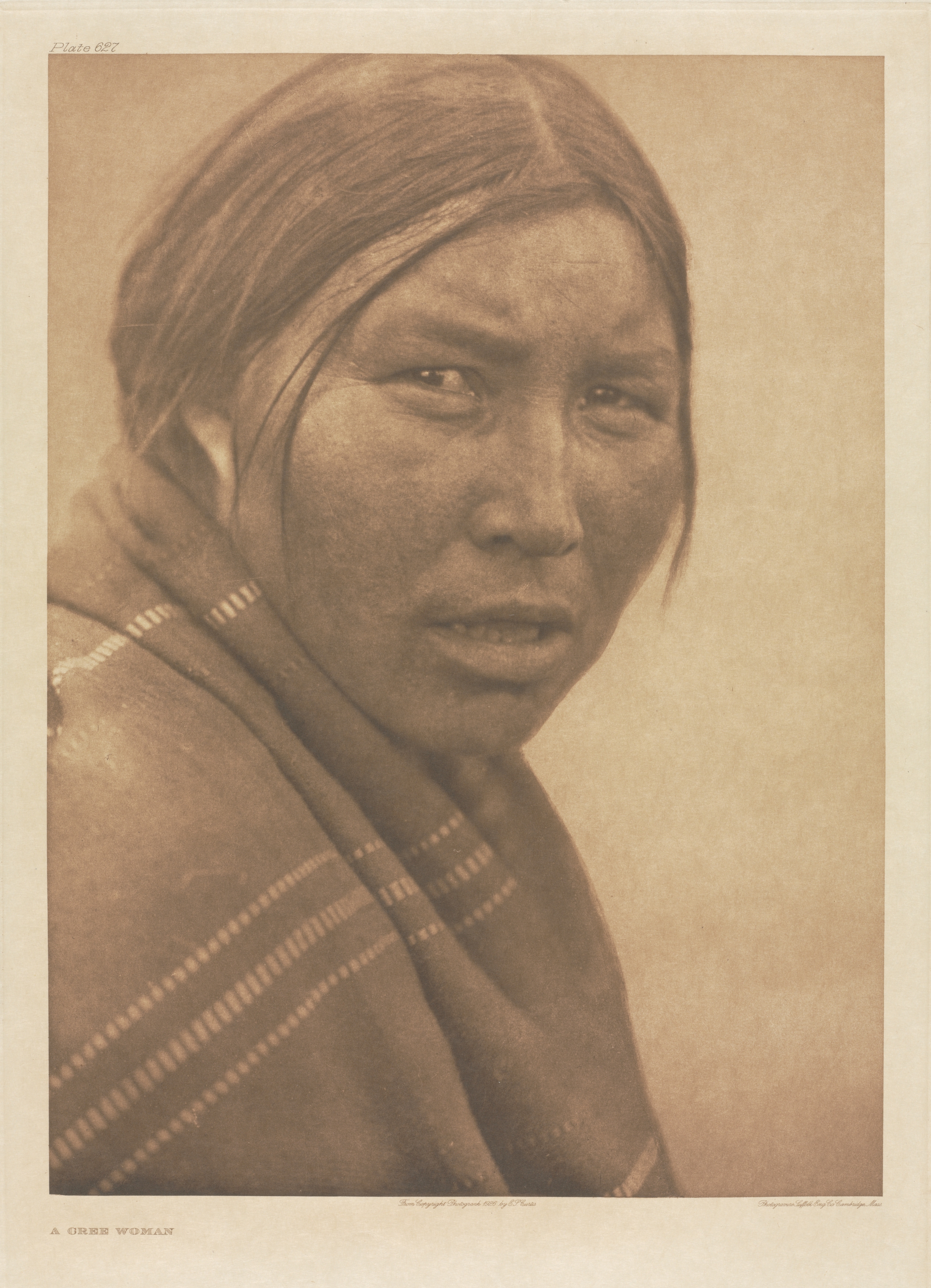Portfolio XVIII, Plate 627: A Cree Woman