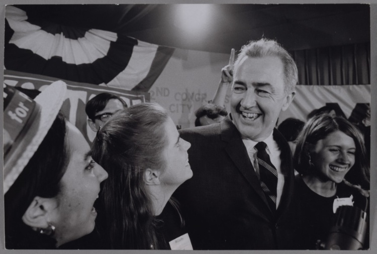 Eugene McCarthy During Presidential Campaign