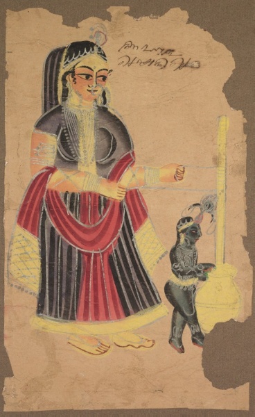 Yasoda and Krishna