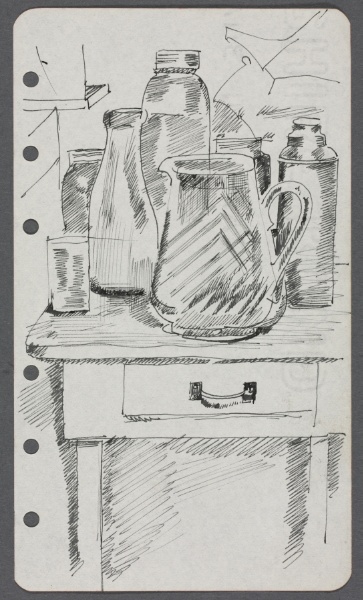 Sketch: Milk Bottles and Pitcher (15 of 150)