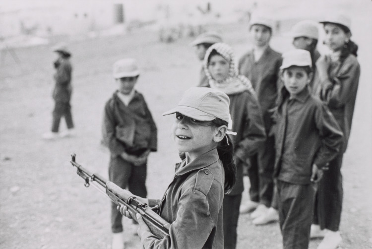 Children Revolutionaries: Girl Holding Gun, Palestine