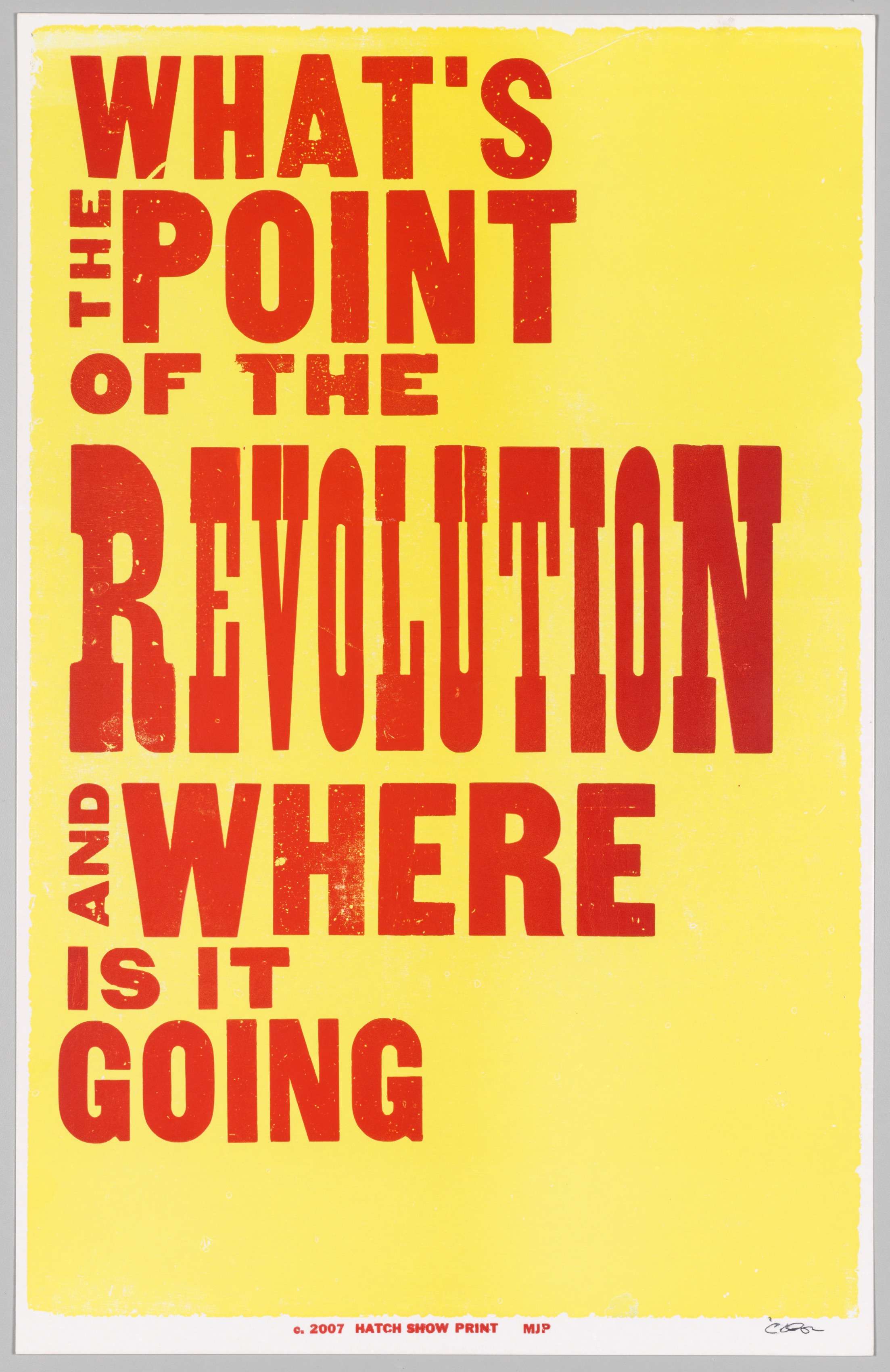 The Bad Air Smelled of Roses: What is the Point of the Revolution and Where is It Going