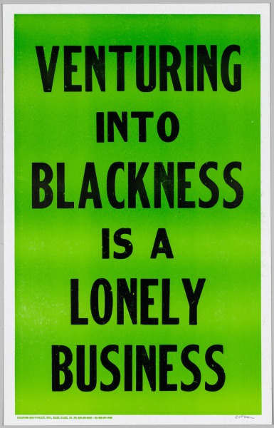 The Bad Air Smelled of Roses: Venturing Into Blackness is a Lonely Business