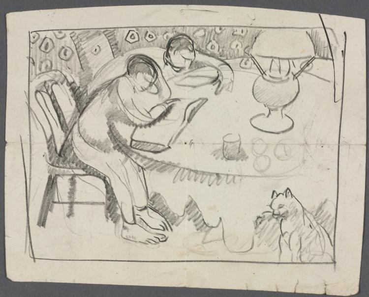 Sketch (90 of 150), William Sommer, c. 1920s–40s