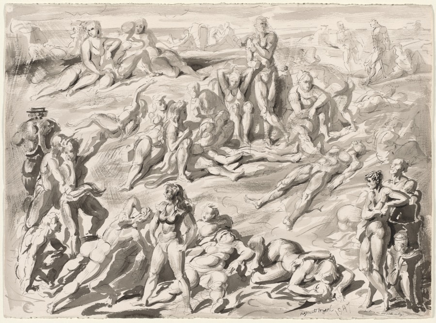 Coney Island, Реджинальд Марш, 1947