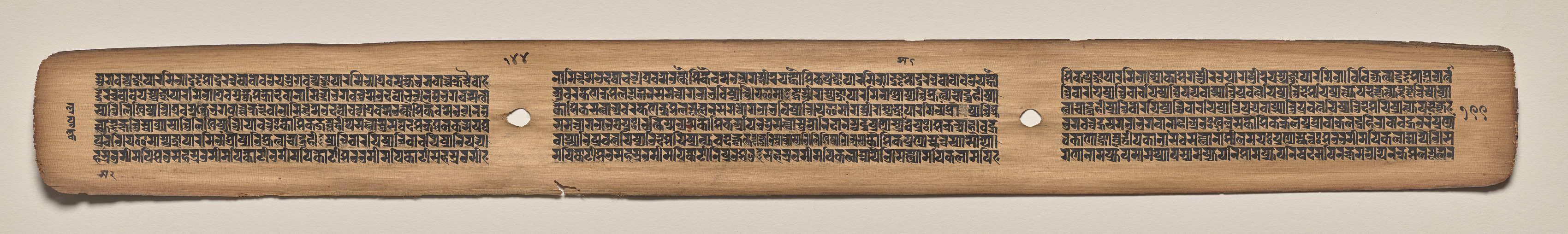 Text, Folio 144 (verso), from a Manuscript of the Perfection of Wisdom in Eight Thousand Lines (Ashtasahasrika Prajnaparamita-sutra)