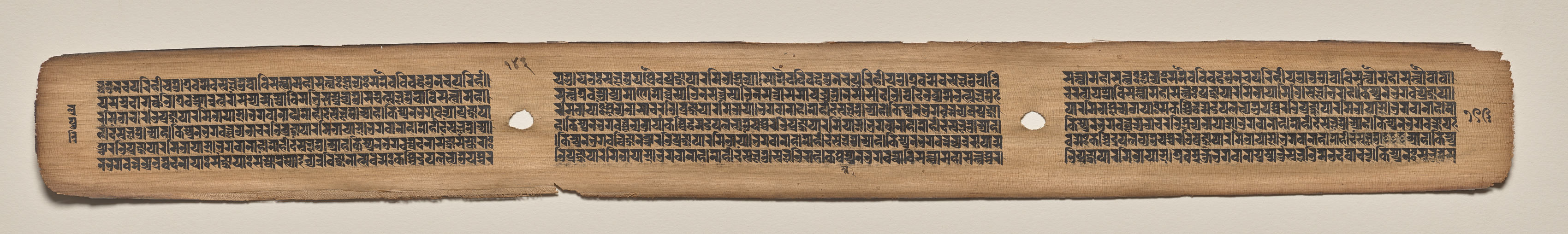 Text, Folio 143 (verso), from a Manuscript of the Perfection of Wisdom in Eight Thousand Lines (Ashtasahasrika Prajnaparamita-sutra)