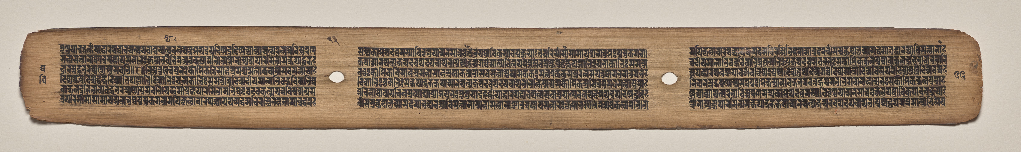 Text, Folio 23 (verso), from a Manuscript of the Perfection of Wisdom in Eight Thousand Lines (Ashtasahasrika Prajnaparamita-sutra)