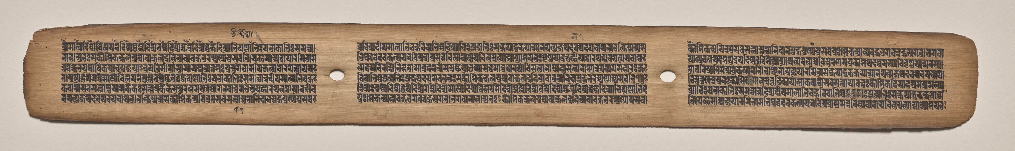 Text, Folio 23 (recto), from a Manuscript of the Perfection of Wisdom in Eight Thousand Lines (Ashtasahasrika Prajnaparamita-sutra)