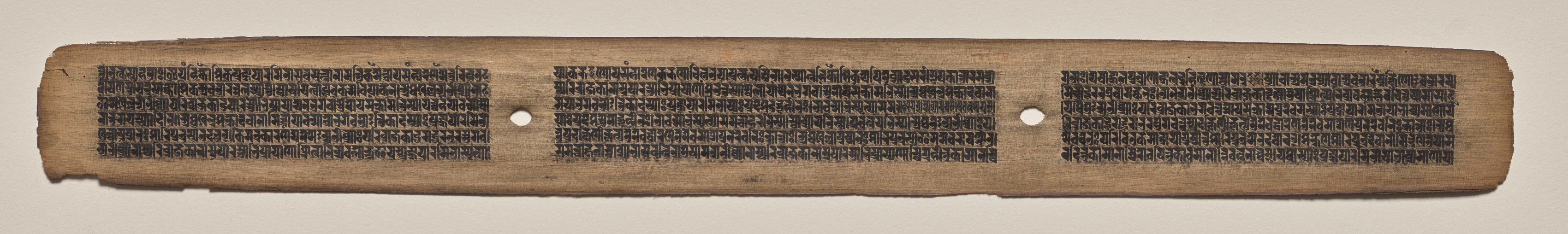 Text, Folio 27 (recto), from a Manuscript of the Perfection of Wisdom in Eight Thousand Lines (Ashtasahasrika Prajnaparamita-sutra)