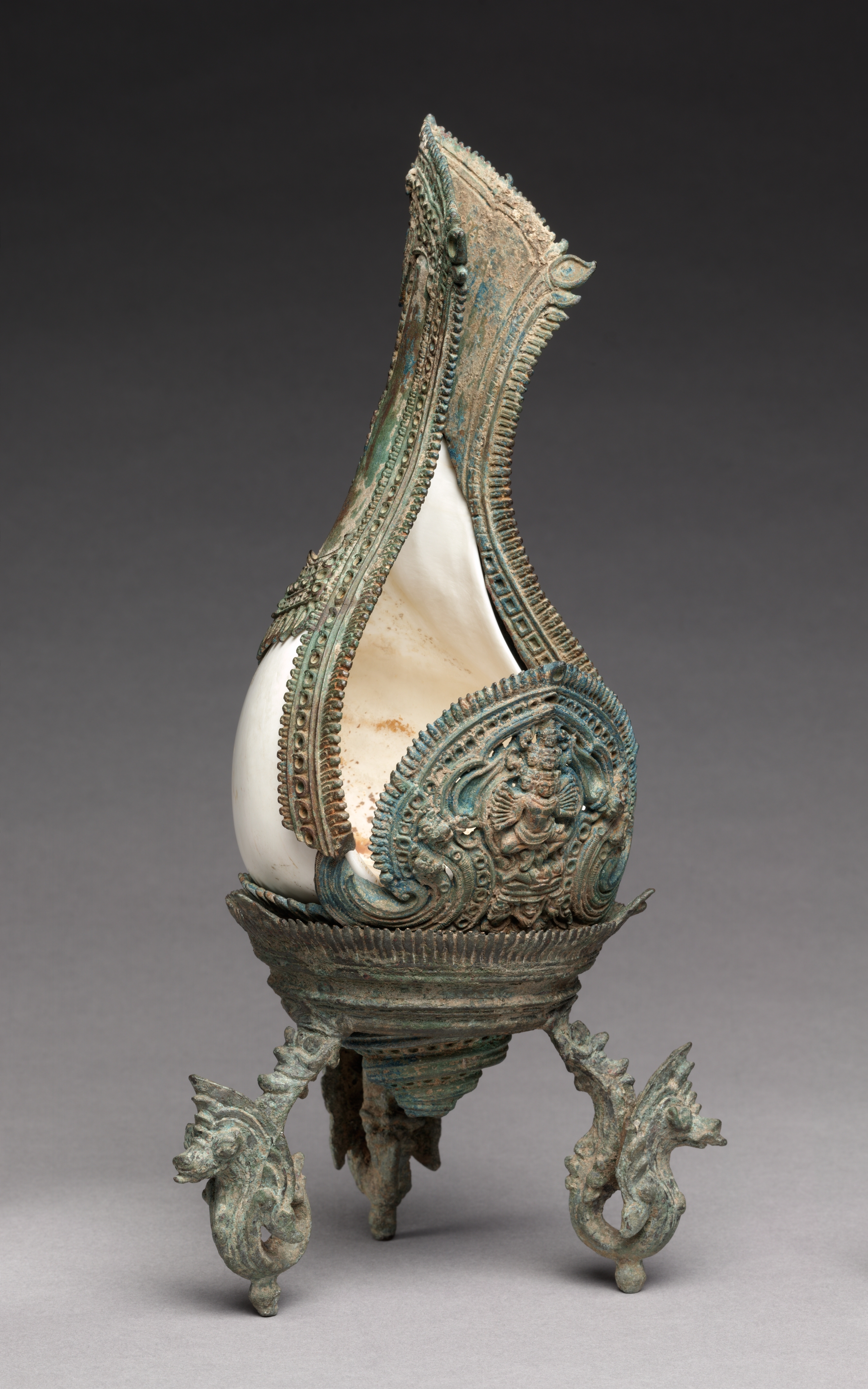 Conch Shell with a Figure of Hevajra