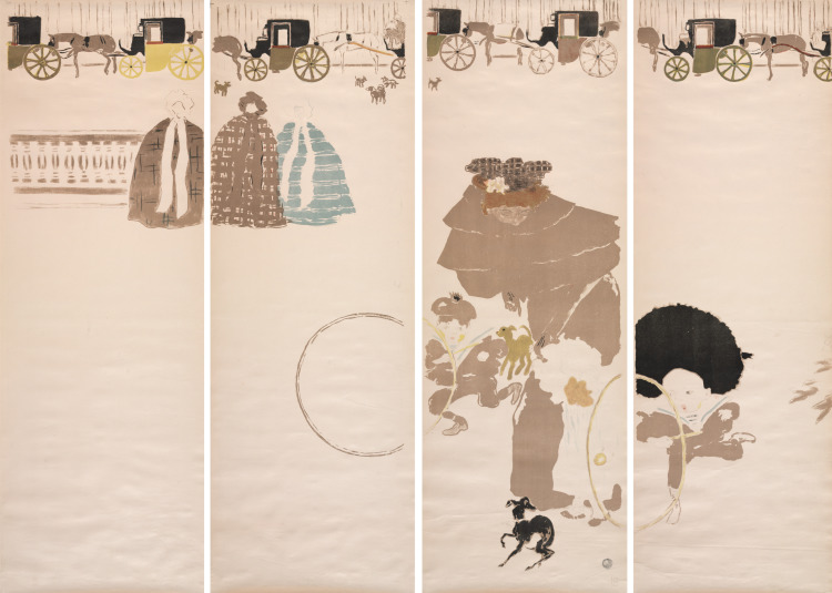 Nursemaids’ Promenade, Frieze of Carriages