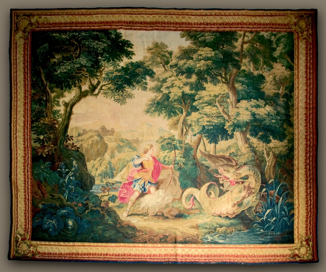 Apollo and the Serpent Python (from Set of Ovid's Metamorphoses ...