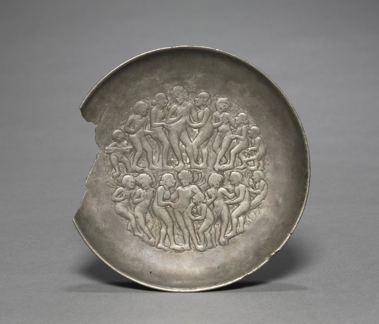 Plate with a Scene of Revelry
