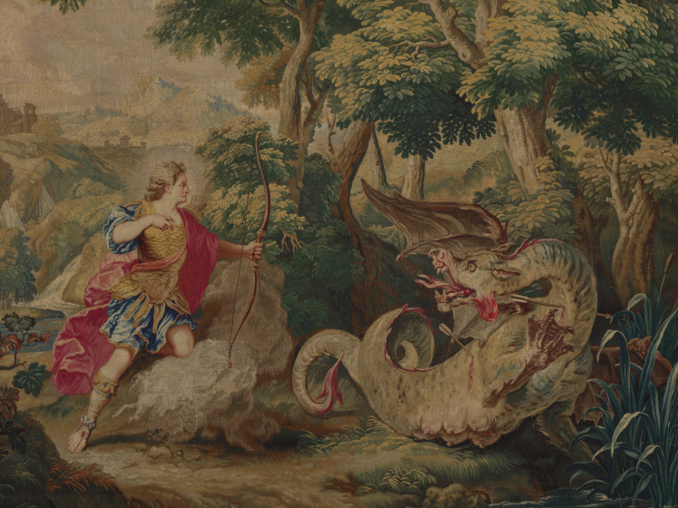 Apollo and the Serpent Python (from Set of Ovid's Metamorphoses ...
