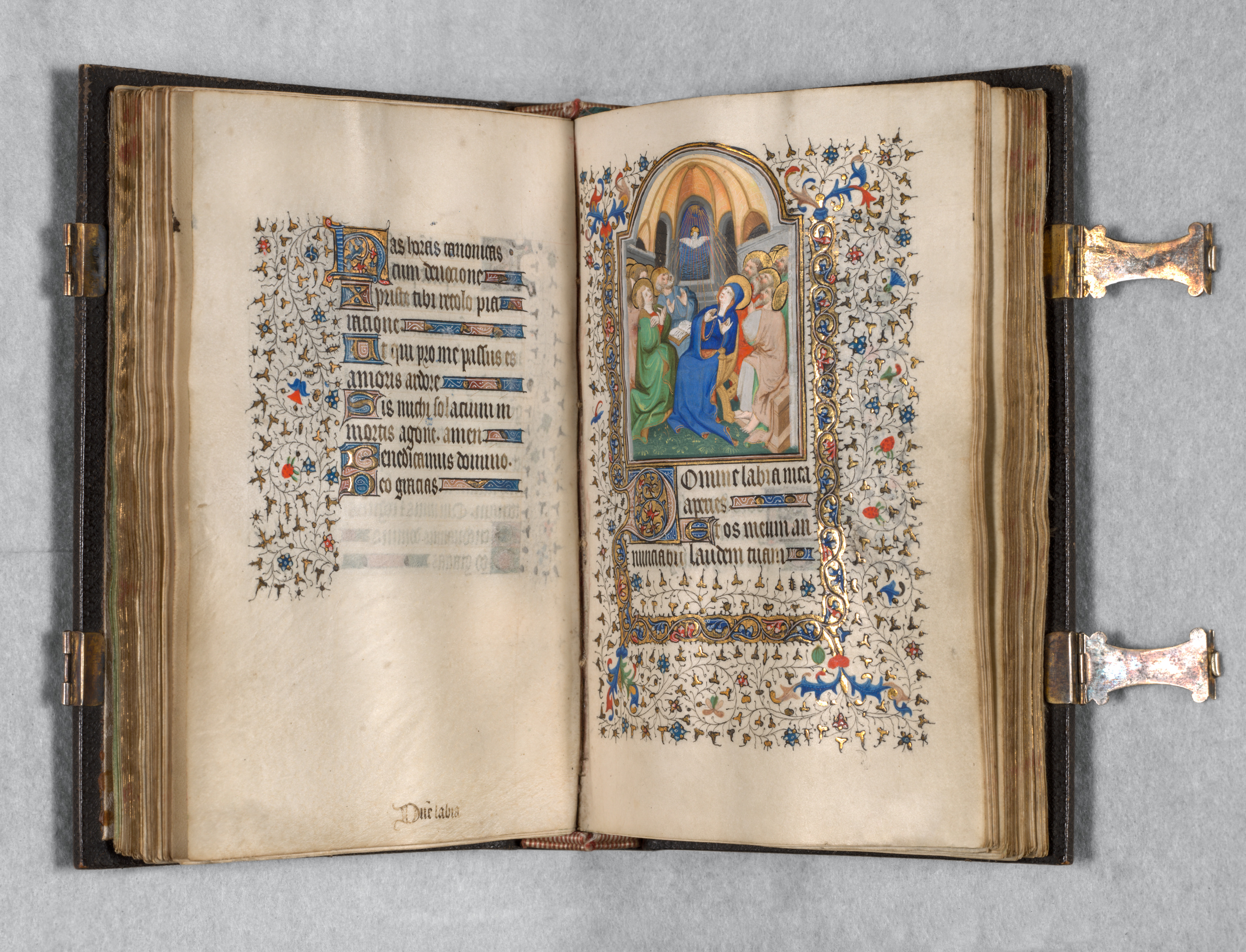 Book of Hours (Use of Paris): Fol. 108r, The Pentecost