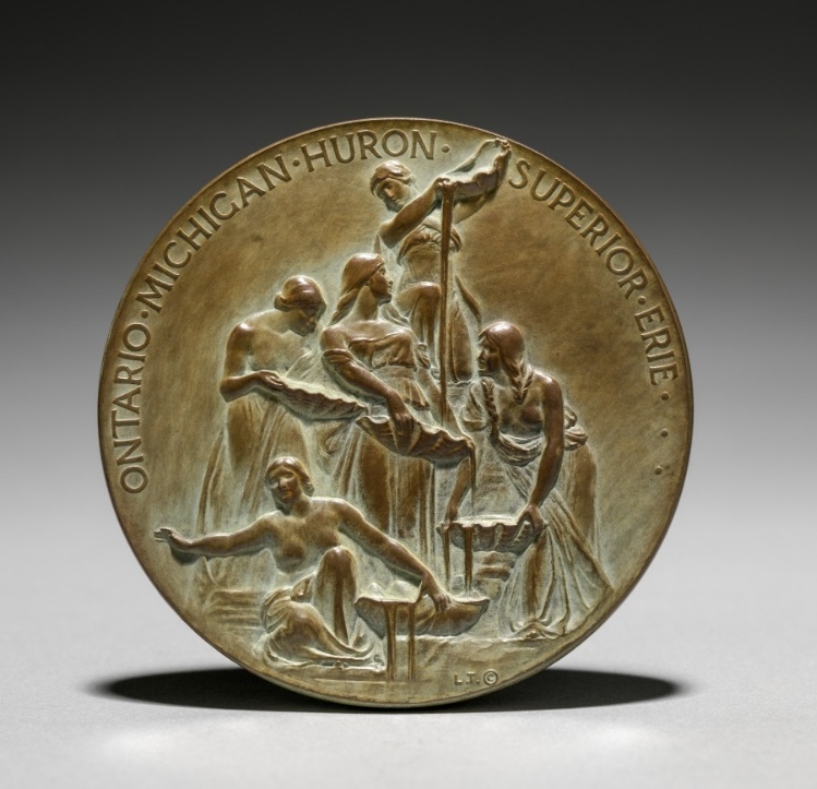 Medal: Ontario Sends Greetings to the Sea (reverse)