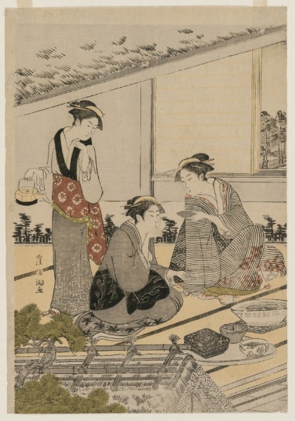 Women in a Tea House