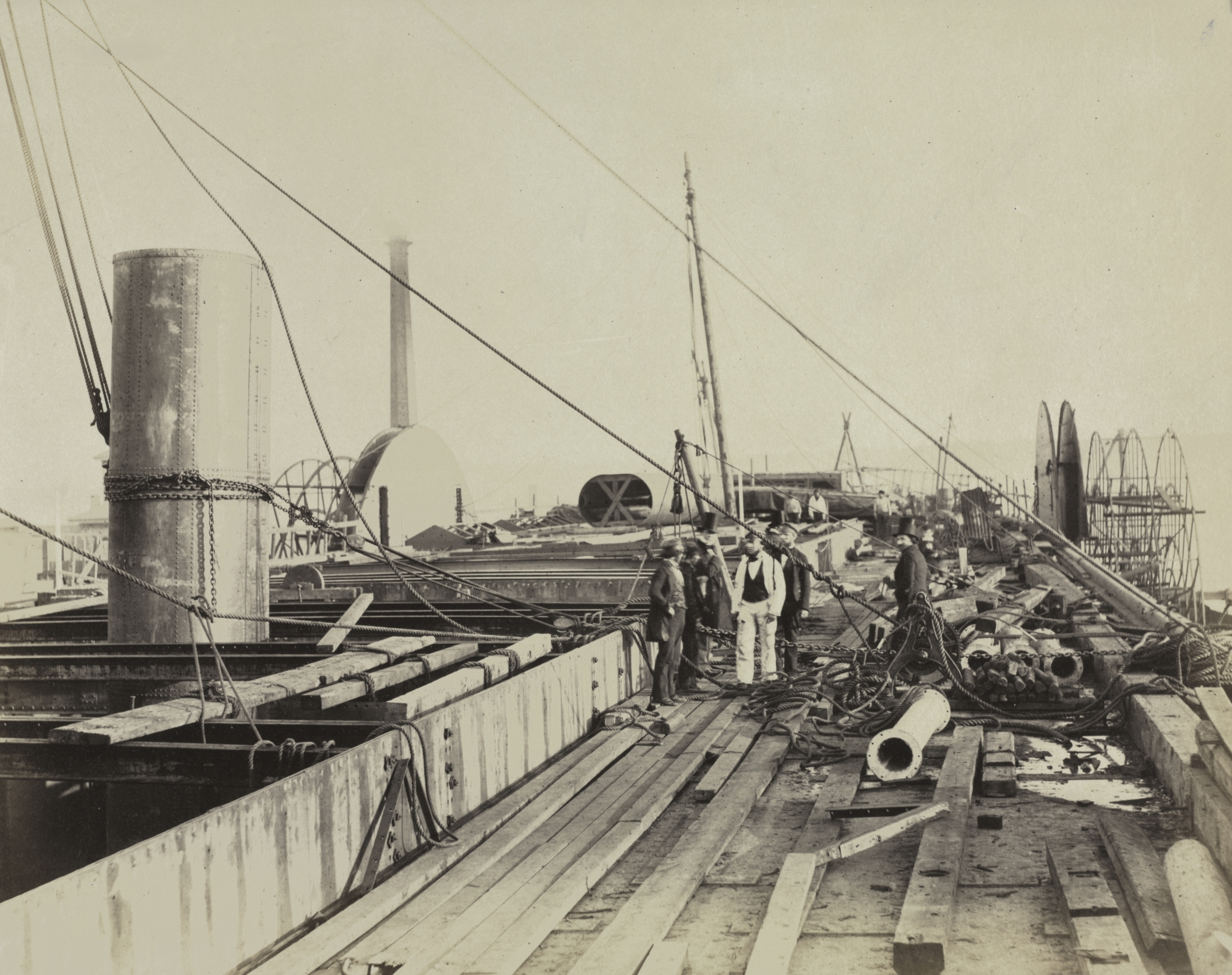Deck Scene of the Great Eastern