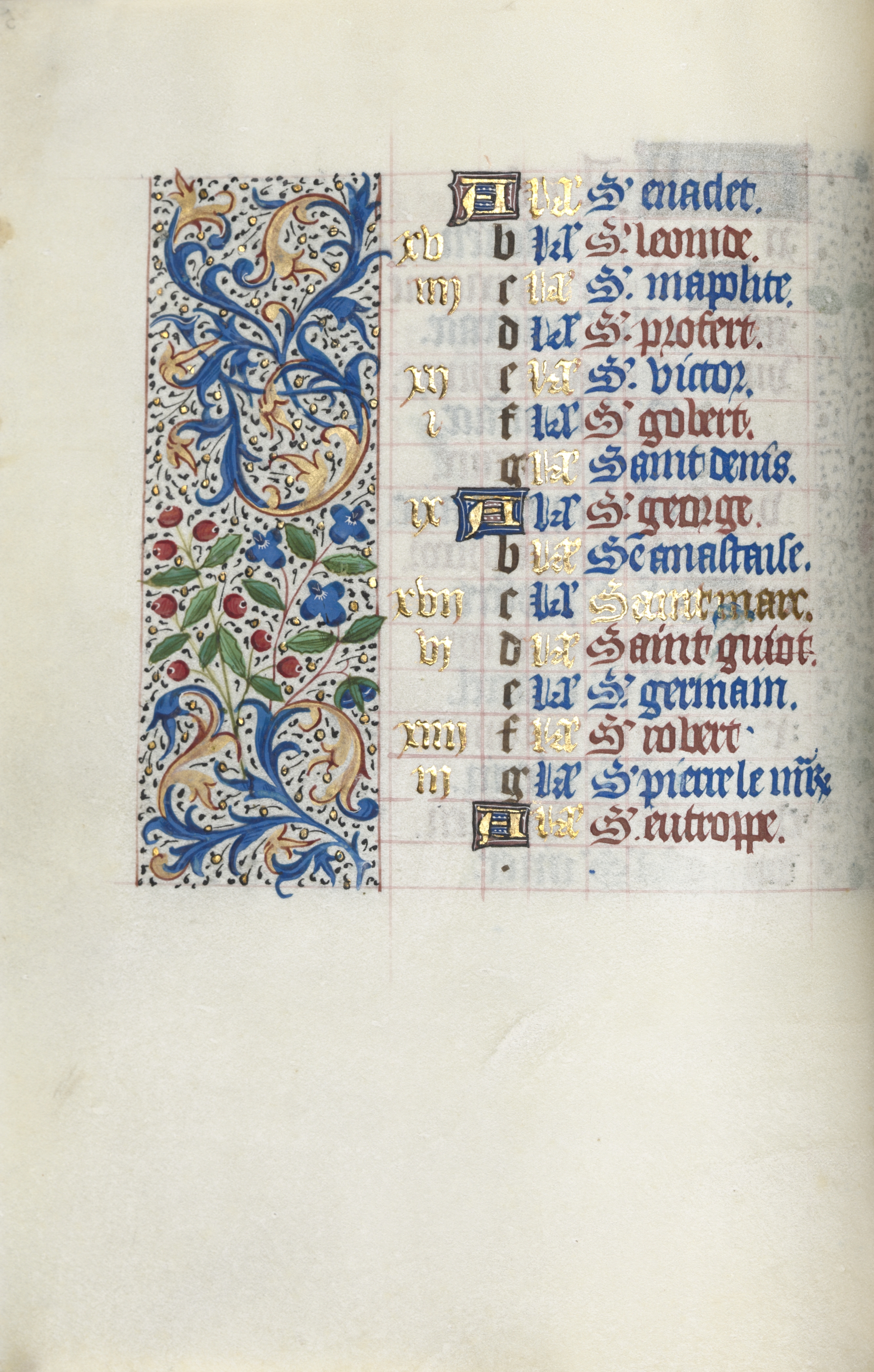 Book of Hours (Use of Rouen): fol. 4v