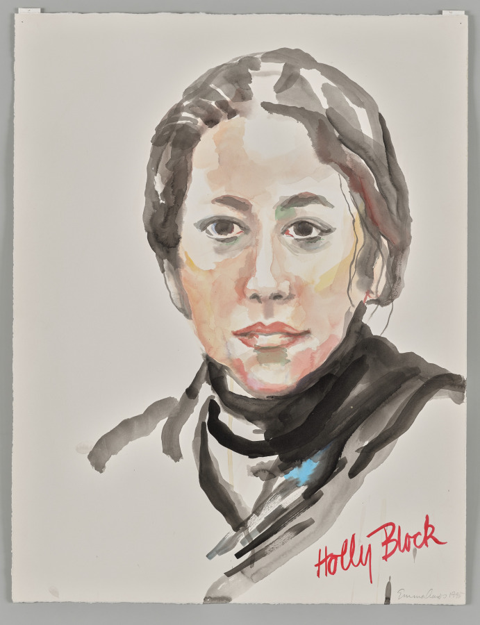 Holly Block, Emma Amos, 1990–94