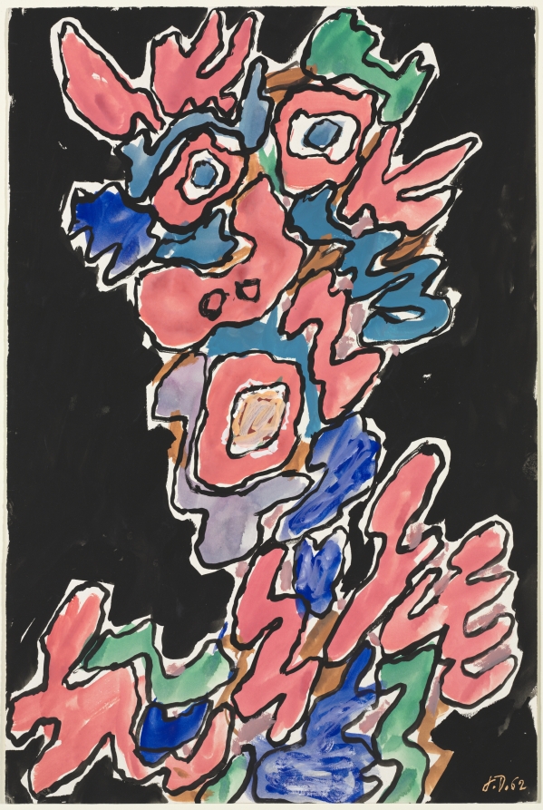 Figure from the "Legends" Series, Jean Dubuffet, 1962