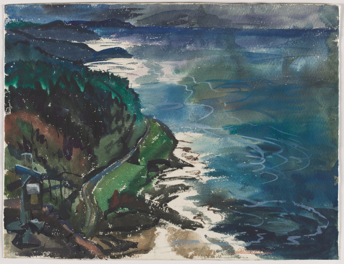 Oregon Coast, Edith Hogen Peck, 1953