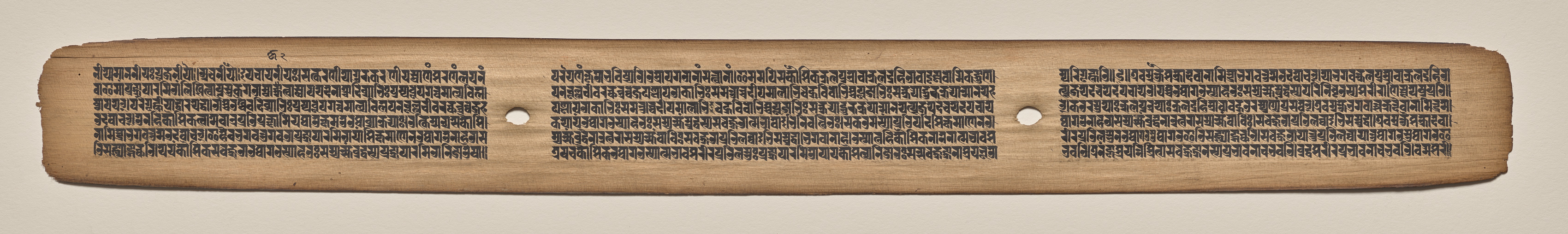 Text, Folio 20 (recto), from a Manuscript of the Perfection of Wisdom in Eight Thousand Lines (Ashtasahasrika Prajnaparamita-sutra)
