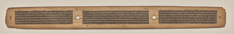 Text, Folio 19 (verso), from a Manuscript of the Perfection of Wisdom in Eight Thousand Lines (Ashtasahasrika Prajnaparamita-sutra)