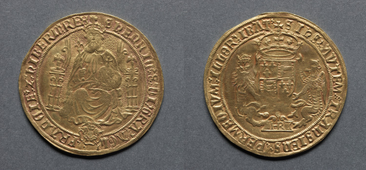 Sovereign: Henry VIII (obverse); Crowned Shield of Arms (reverse)