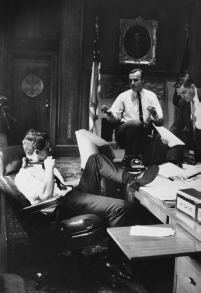 Attorney General Robert F. Kennedy with Advisors in His Office, Washington, DC
