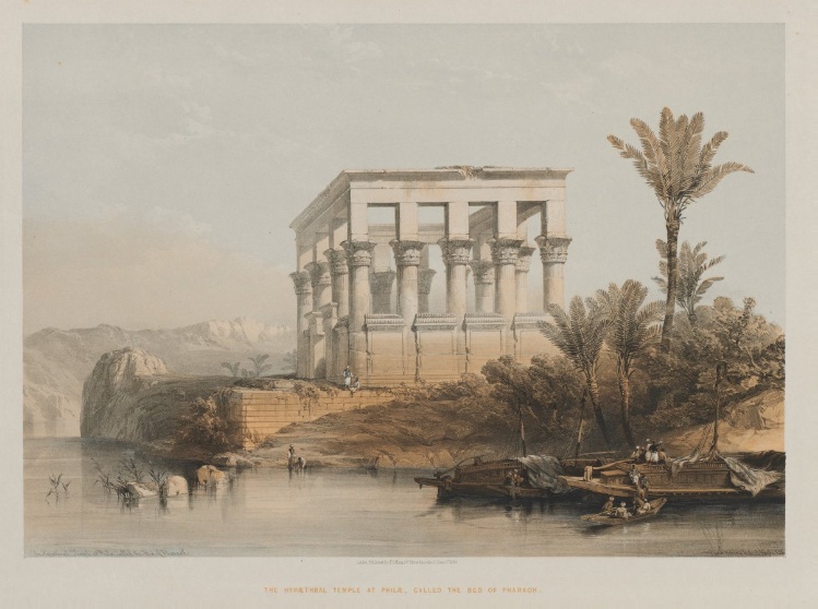 Egypt and Nubia, Volume II: The Hypaethral Temple at Philae, called the Bed of Pharaoh 