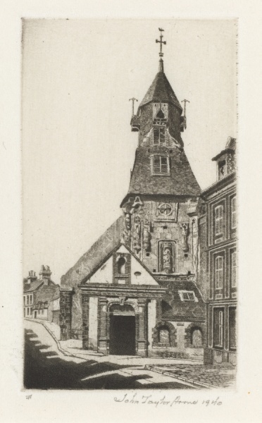 French Church Series No. 43 Miniature Series No. 26: Church of Saint Jean, Laigle, Orne