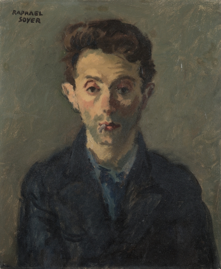 Self-Portrait, Raphael Soyer, c. 1930
