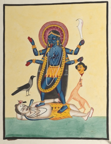 Kali, from a Kalighat album