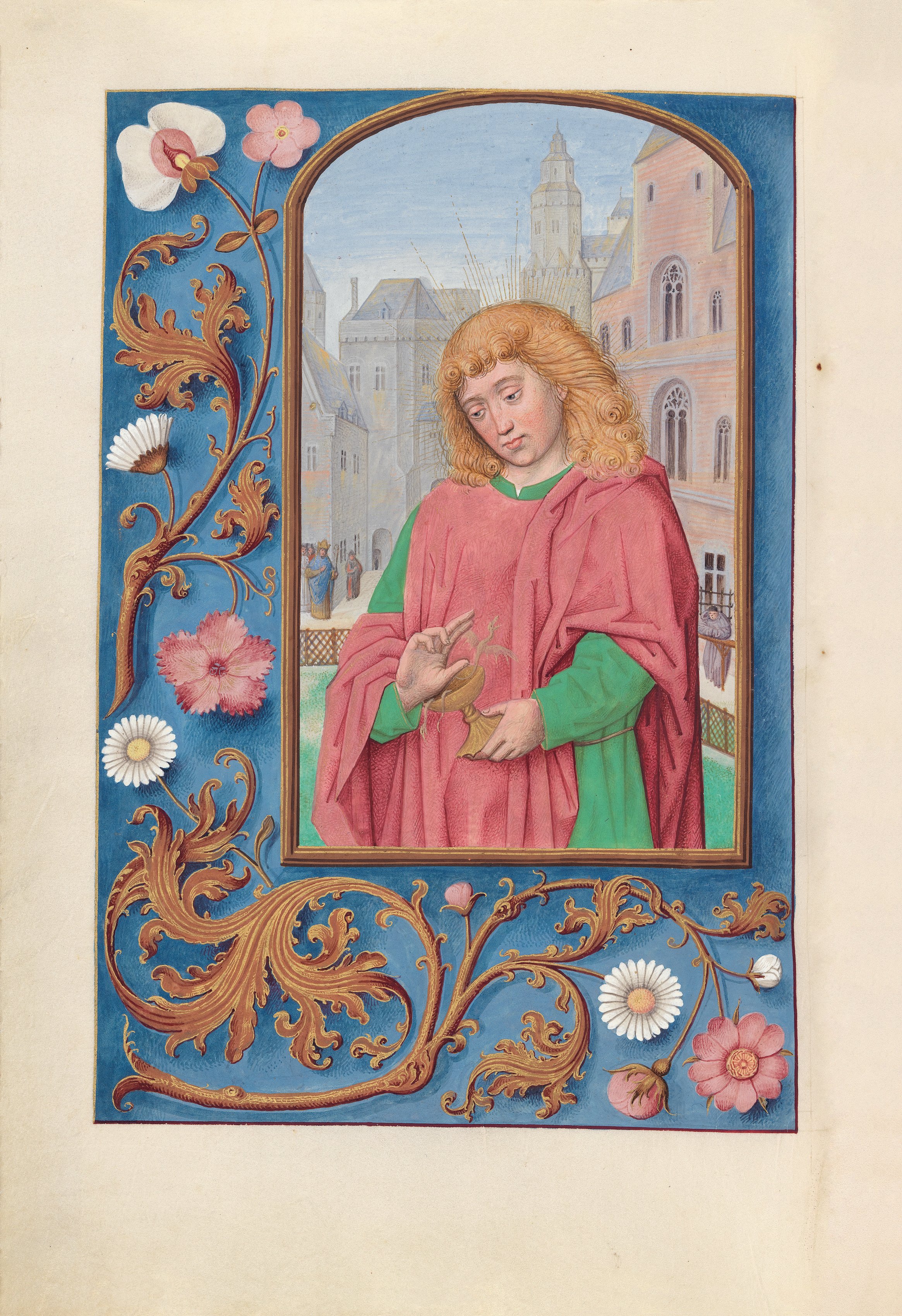 Hours of Queen Isabella the Catholic, Queen of Spain:  Fol. 171, St. John the Evangelist