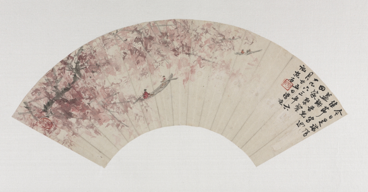 Boating in a Spring River, Fu Baoshi, 1963